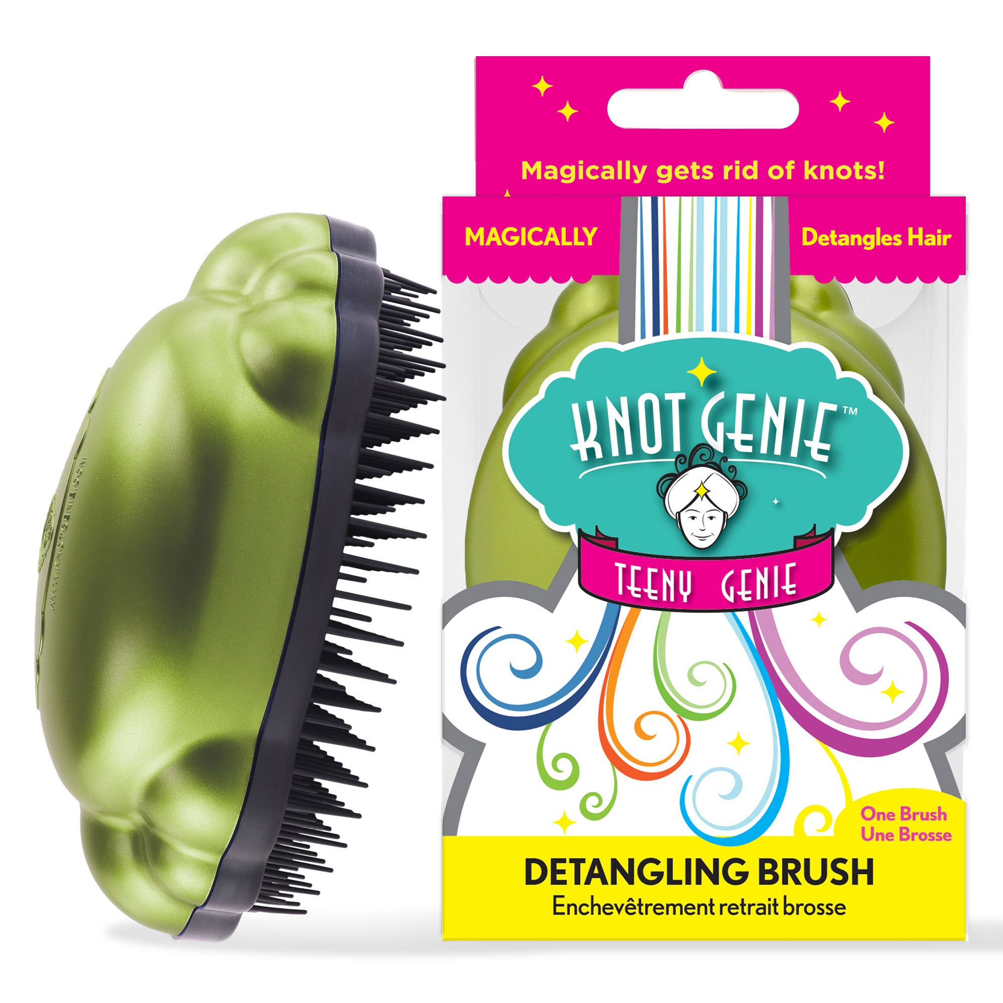 Knot Genie - Wholesale Hair Brush/Comb - Kids & Baby - Teeny Genie Kids’ Detangling Hair Brush – Small Size22