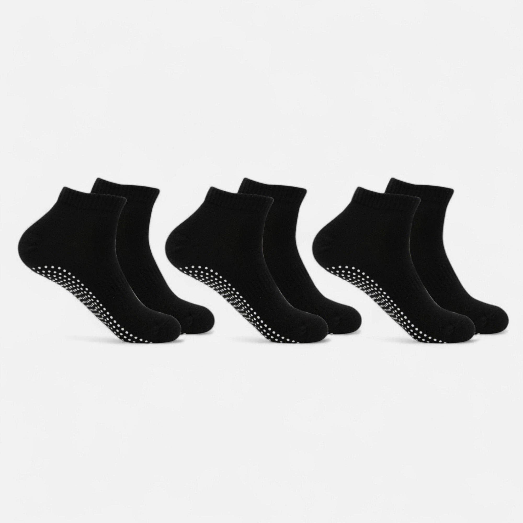 AK Brand – wholesale Socks – Men's – Men's Ankle Grip Socks 3-Pack with Textured Soles and Cushio0