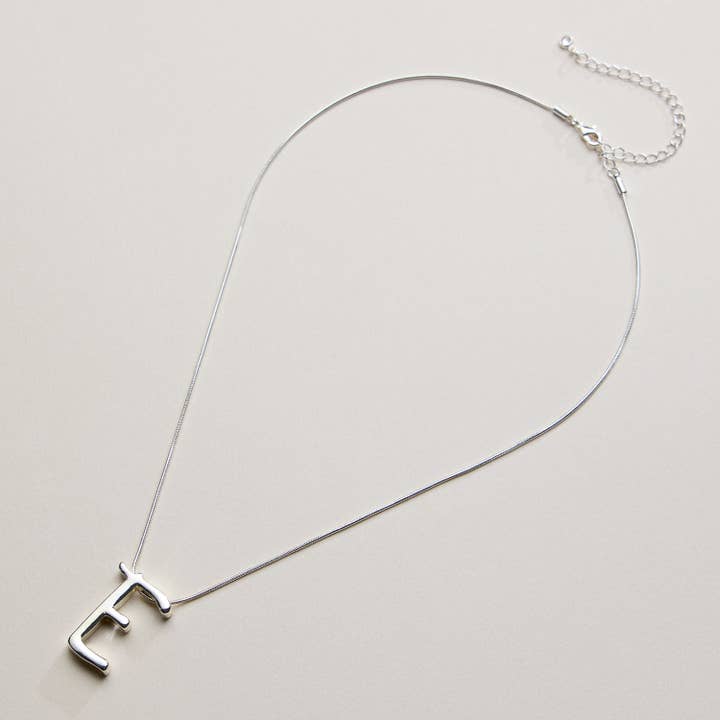 Frem - Wholesale Pendant/Charm Necklace - A Set of 16 Letters Gold Dipped Necklace – Gold & Silver Alphabet Charm Jewelry63