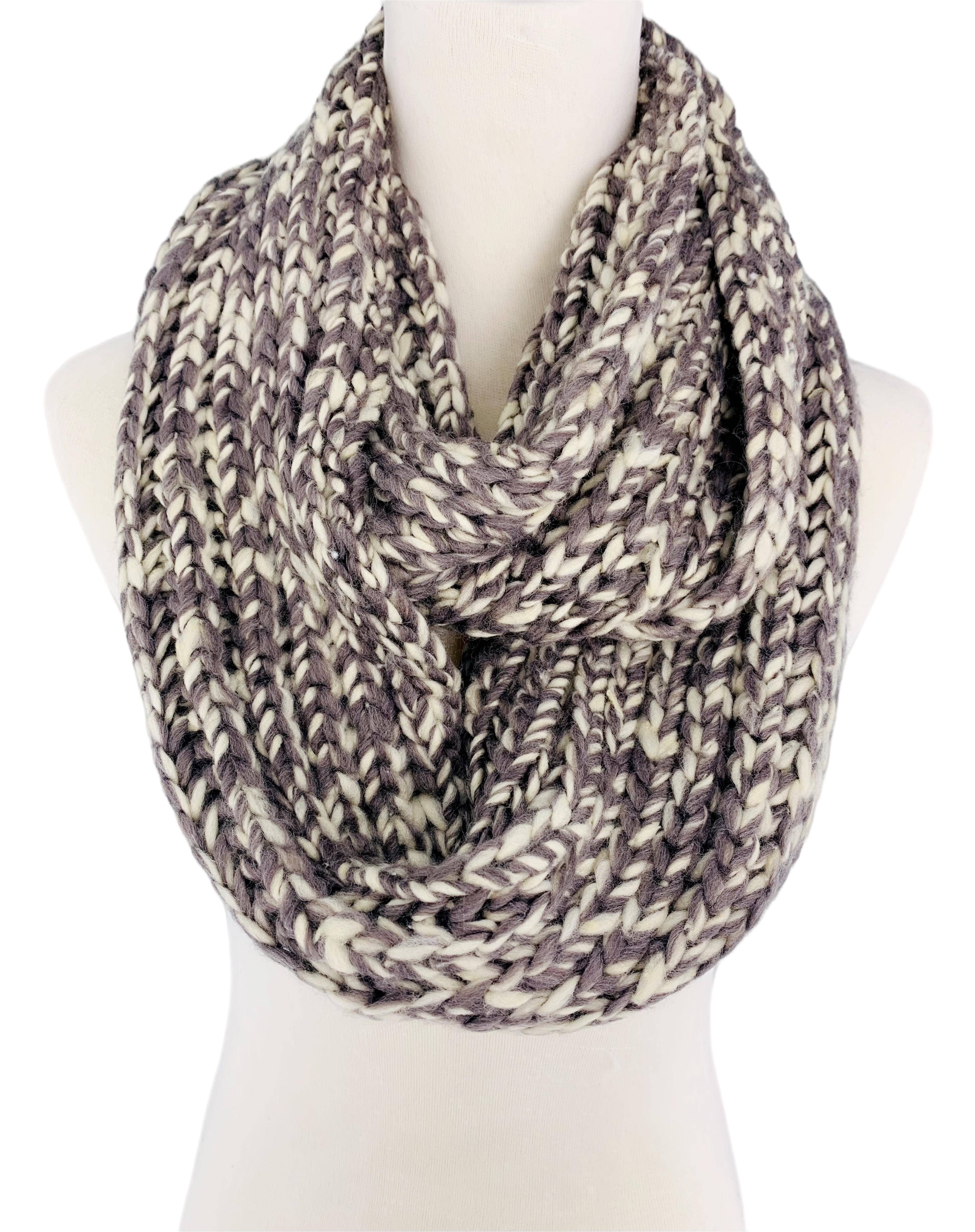 JC Sunny Fashion - Wholesale Scarf - Women's - JC011006 Chunky Yarn Knit Infinity Scarf0