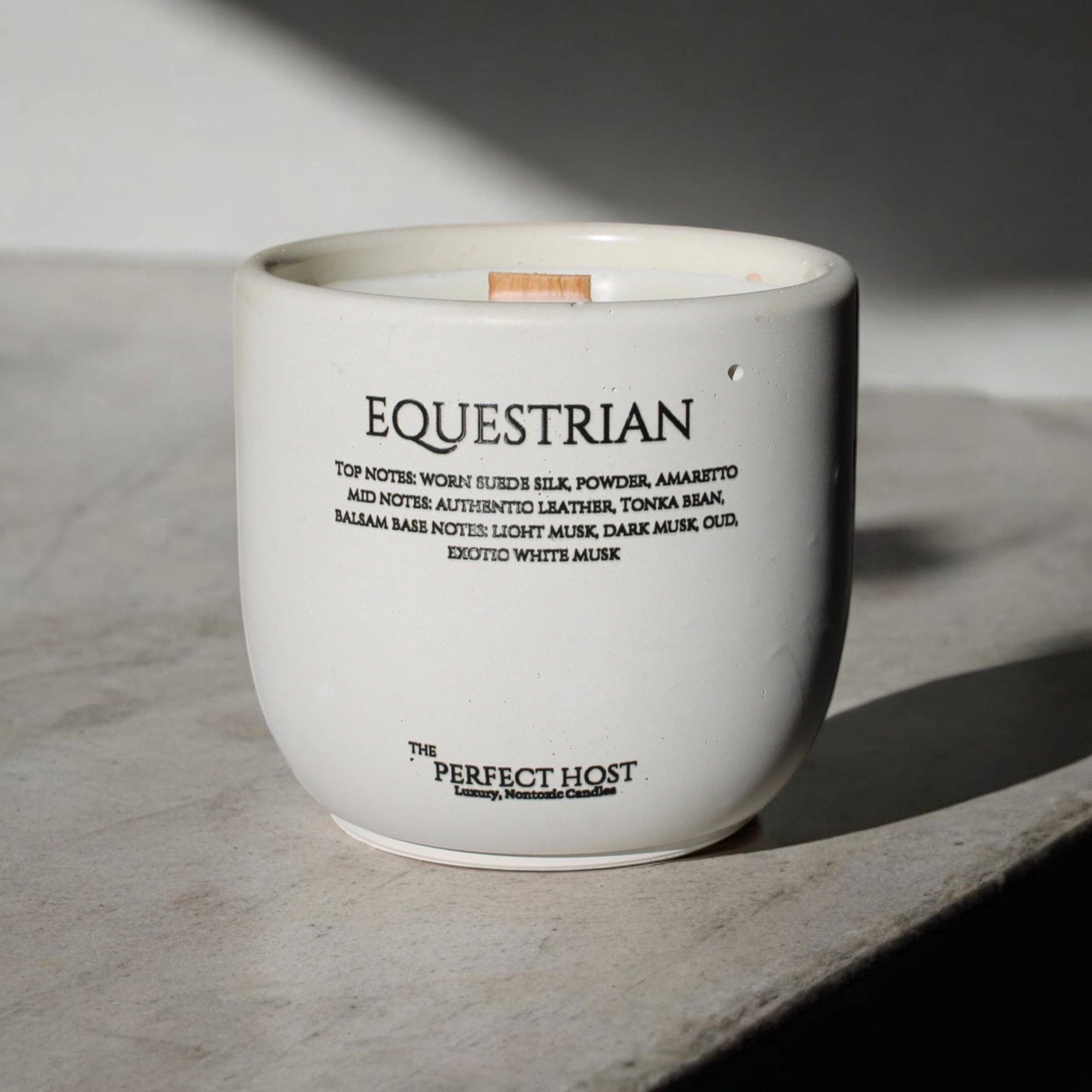The Perfect Host - Wholesale Jar/Filled Candle - Hand-Poured Equestrian Candle |Leather & Oud Scent2