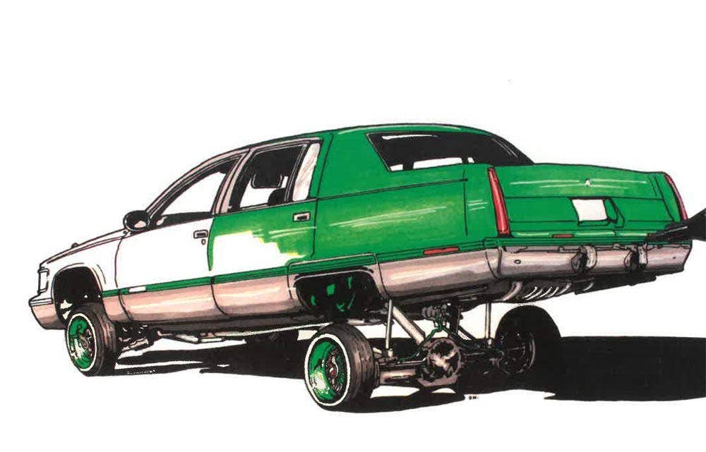 SCB - Wholesale Coloring Book - Adult - Lowrider Coloring Book2