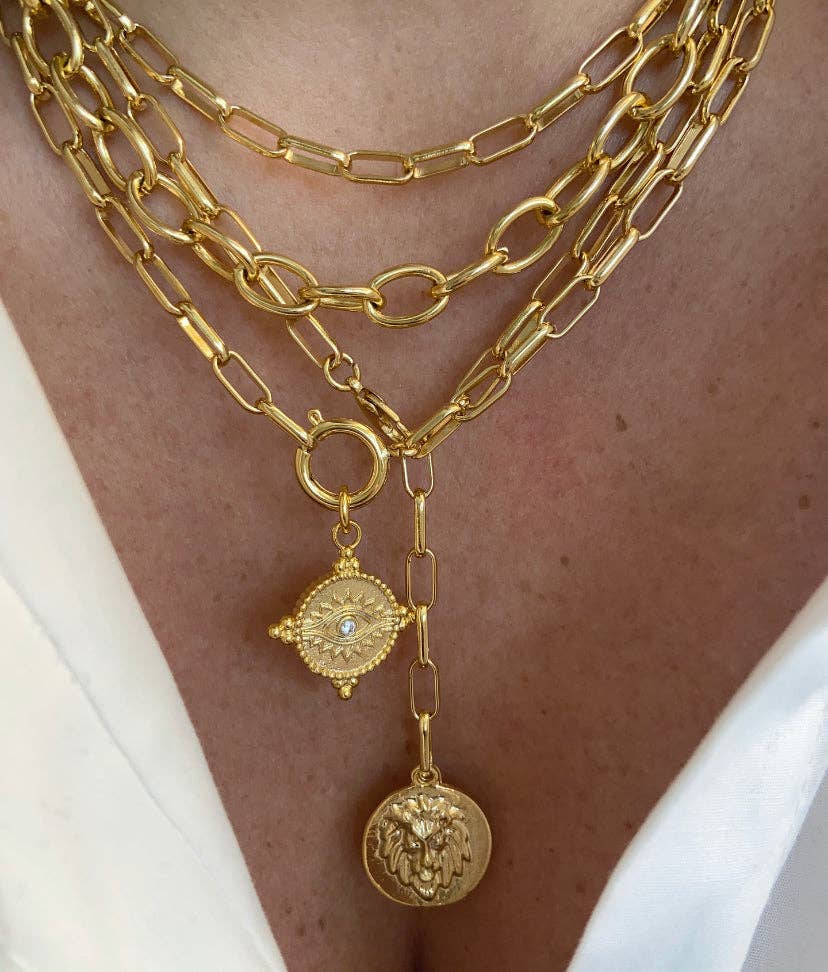 A.B. Paris – Engroshandel Halskæde med vedhæng – Elvina halskæde - Turkis4