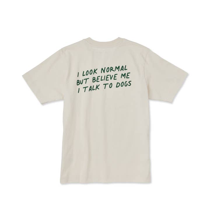 „Ik zie er normaal uit” T-shirt Natural voor wholesale door Lieblingspfote
