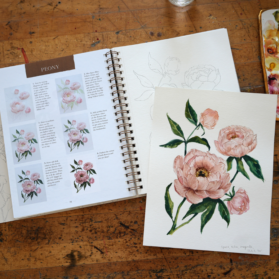 Let's Make Art - Wholesale Crafts, Hobbies & DIY - Floral Workbook by Sarah Cray2