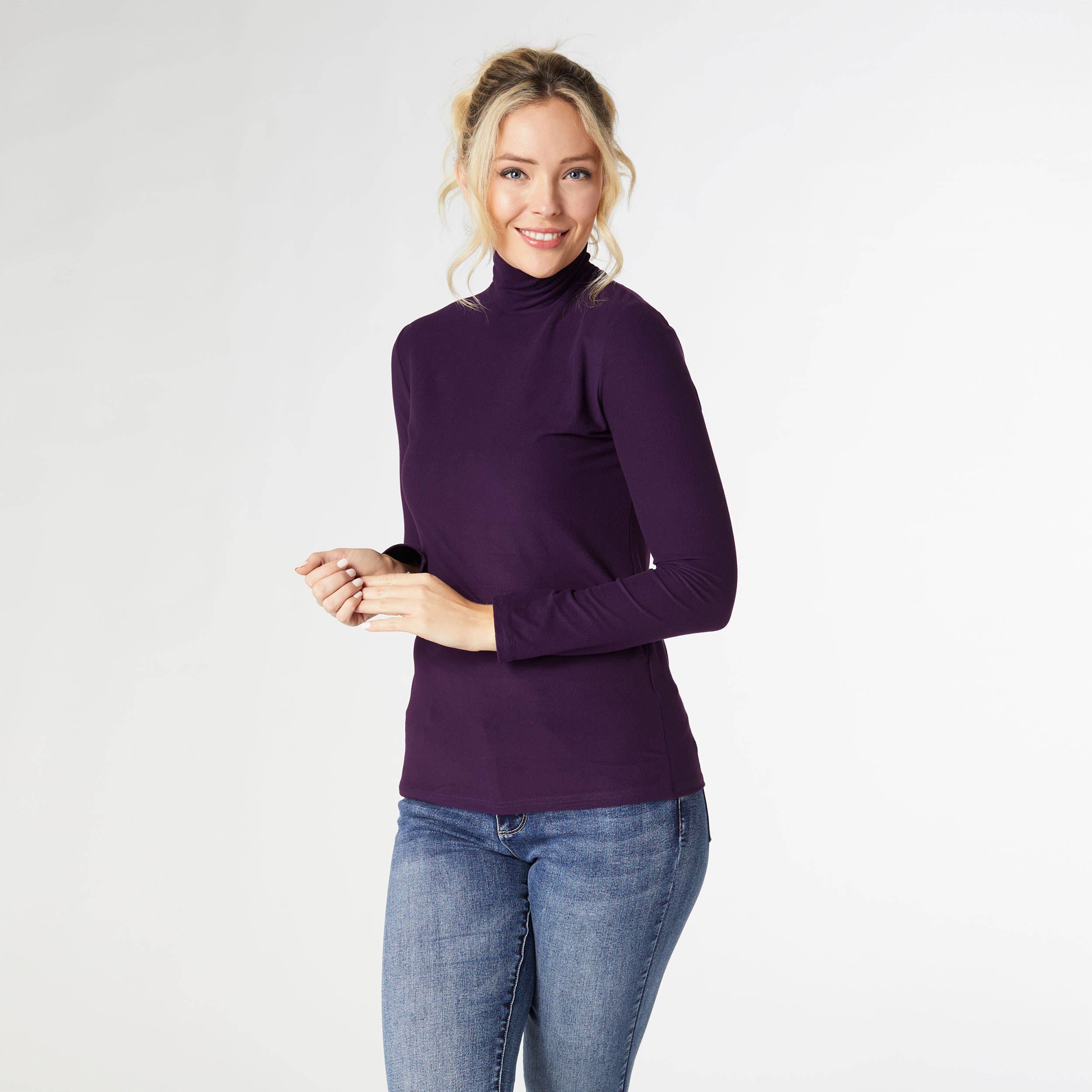 COCO + CARMEN - Wholesale Knit Top - Women's - Reign Long Sleeve Turtleneck1