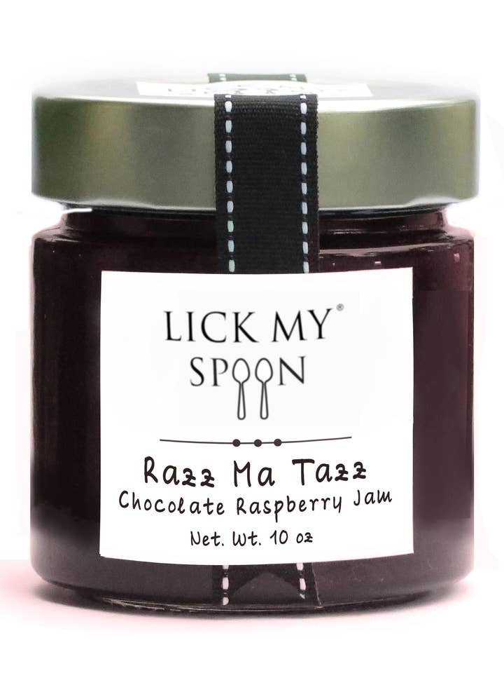 Razz Ma Tazz Raspberry Chocolate Jam for wholesale by SAPORE DELLA VITA LLC