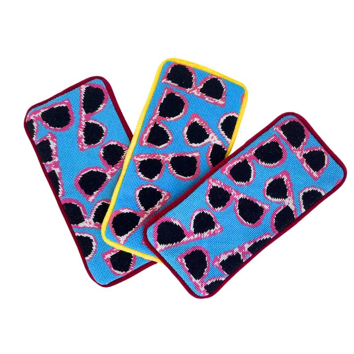 York Design Co - Wholesale Eyewear Cases & Holders - Unisex - Needlepoint Glasses Case - Sunglasses2