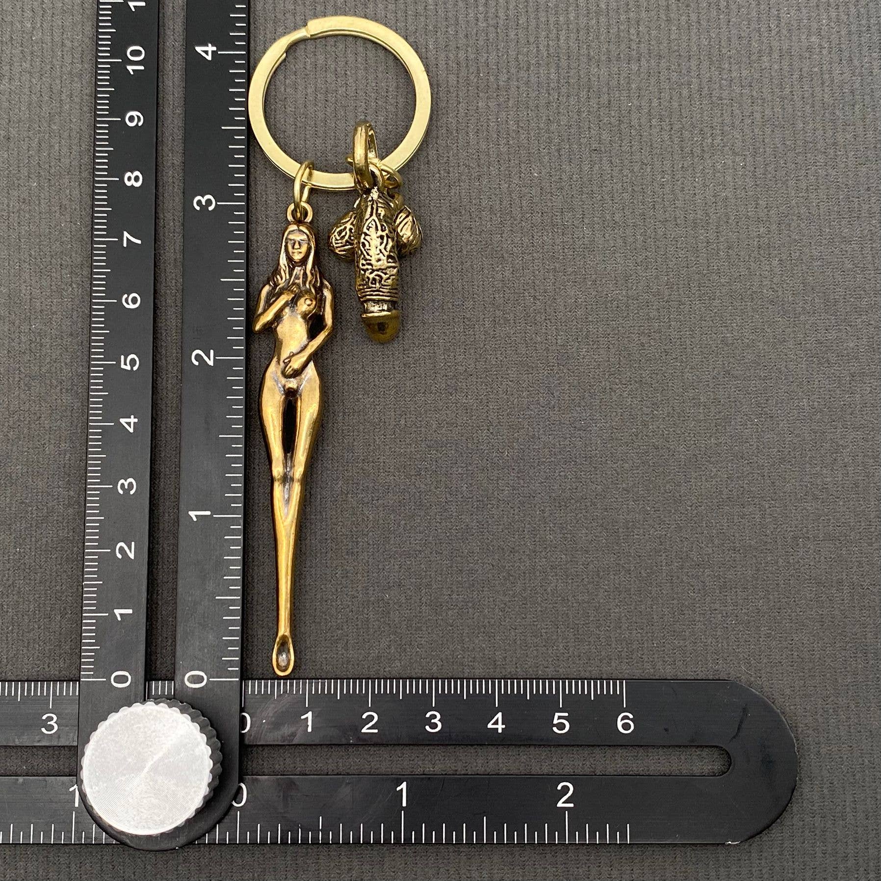 Mio Queena - Wholesale Keychain - Unisex - Brass Ear Spoon Funny Keychain3