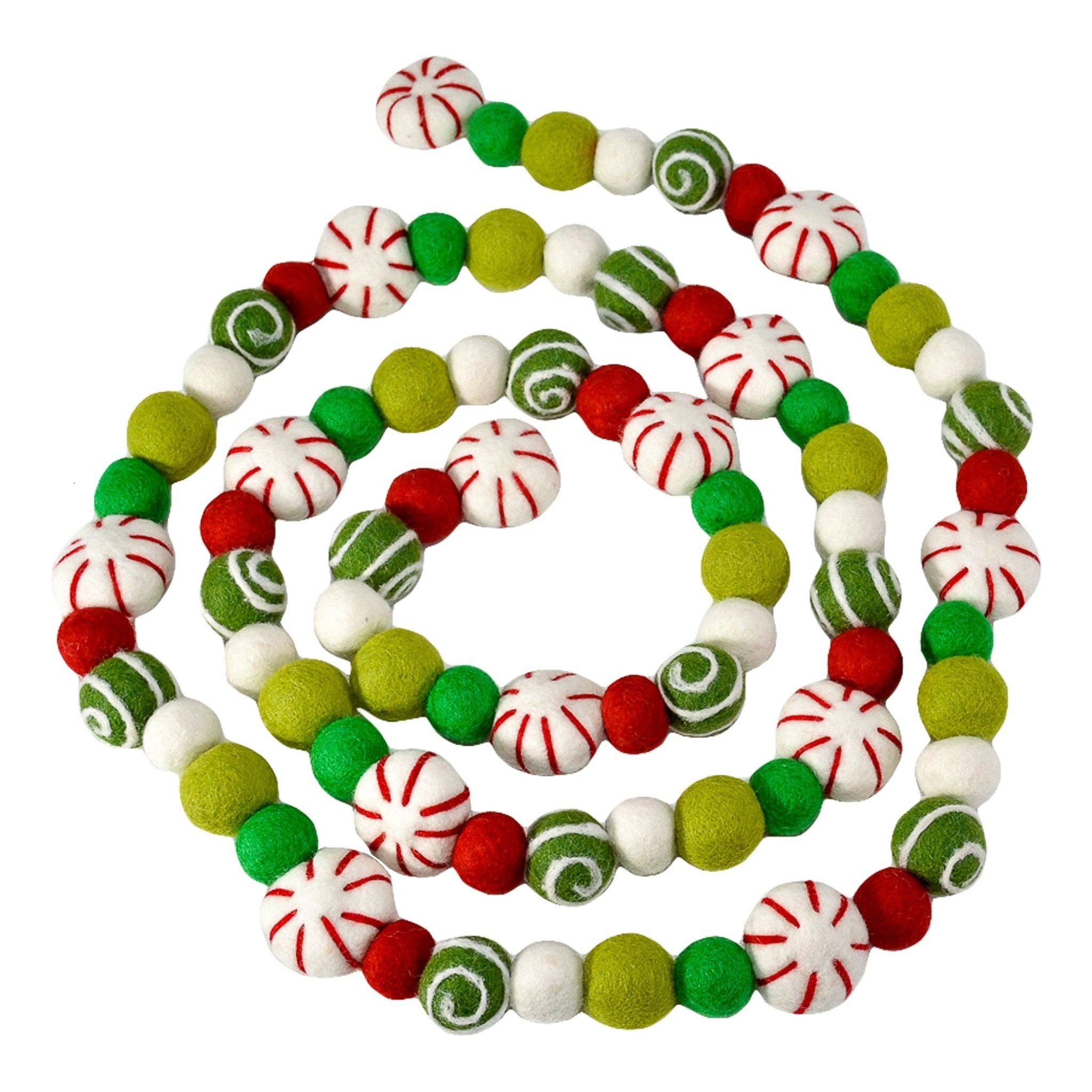 BNB Crafts Inc. - Wholesale Bunting/Garland - 8 Feet Long Christmas Candy Ball Garland3