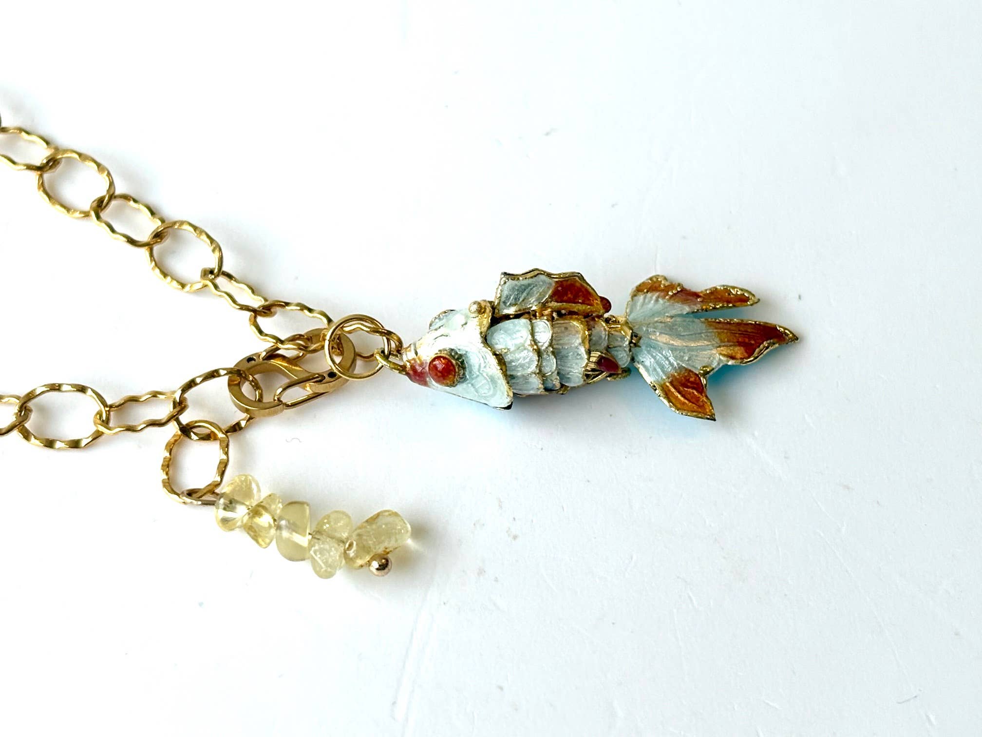 Chic Le Freak – wholesale Pendant/charm necklace – Chain fish email cloisonné2