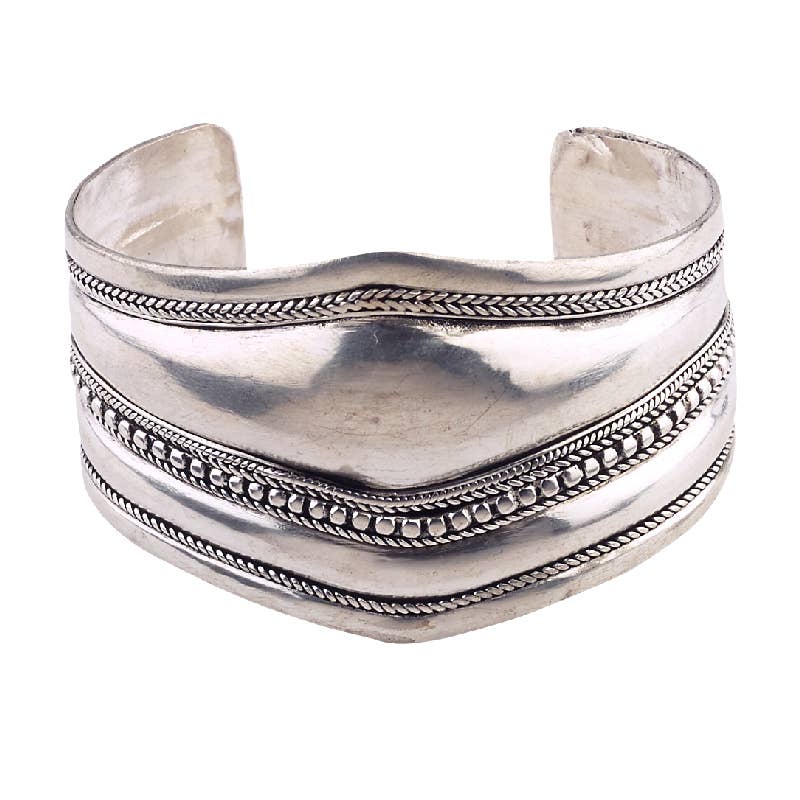 Benjamin International - Wholesale Cuff Bracelet - 1-1/2" Diamond Point  Cuff0