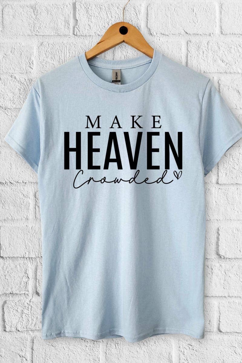 COLORBEAR - Wholesale T-Shirt (Graphic) - Women's - Make Heaven Crowded Graphic Heavy Cotton Tee6