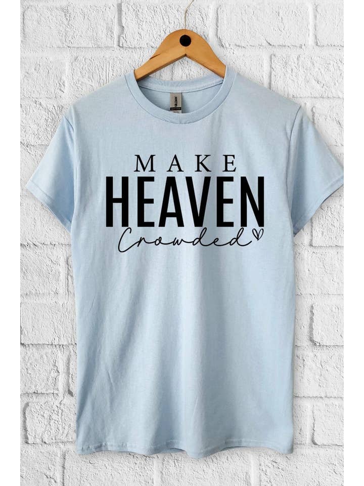 COLORBEAR - Wholesale T-Shirt (Graphic) - Women's - Make Heaven Crowded Graphic Heavy Cotton Tee6