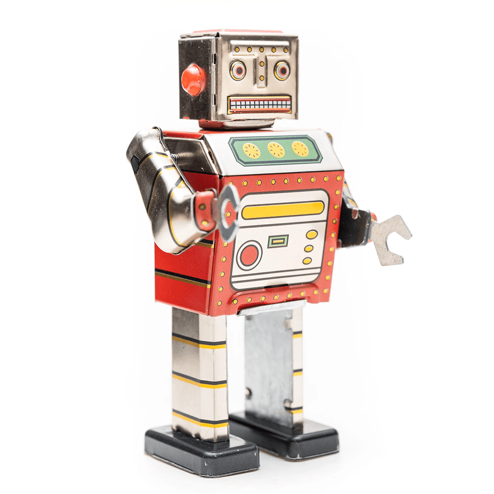 giftland – Großhandel Aufziehspielzeug – Kinder – Blechspielzeug-Roboterfigur - Sammlerstück0