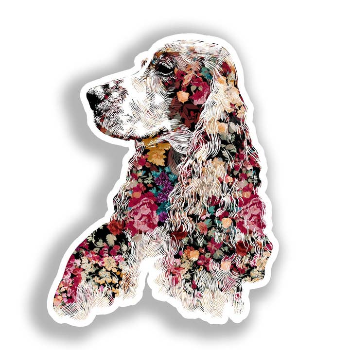Cocker Spaniel Dog Decal Sticker # A018802 for wholesale by Yoonek Graphics