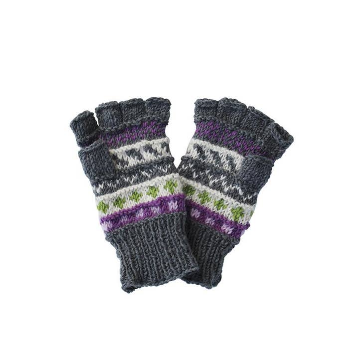 Lakhays Collection Inc. - Wholesale Arm Warmers - Women's - Winter Love Wool Unisex Arm Warmer Fingerless Gloves