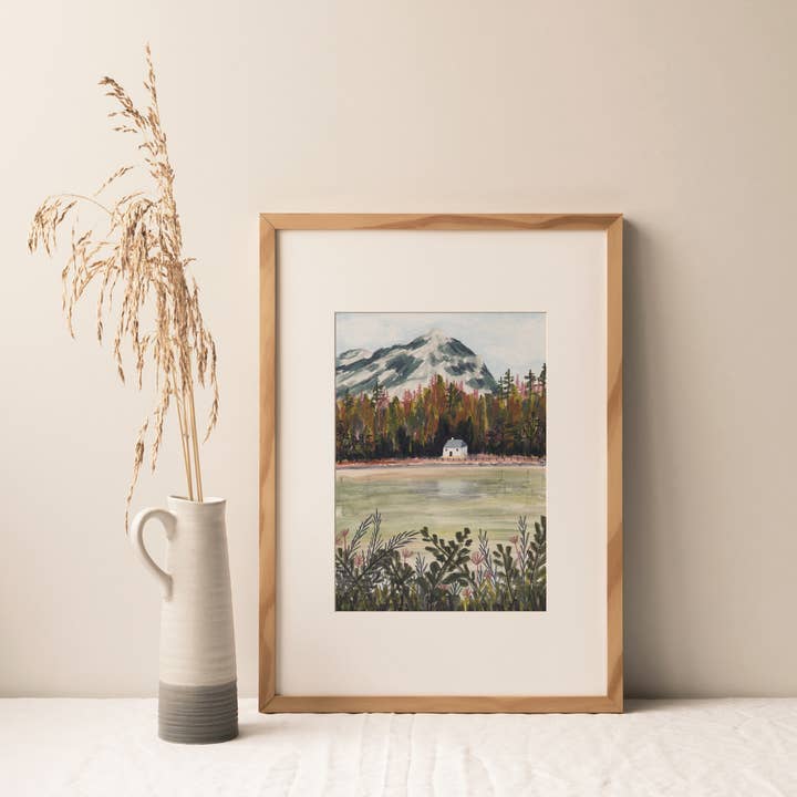 Stampa artistica A4 - Loch Lomond, Argyll e Bute, Scozia per la vendita all'ingrosso da parte di Joy Jen Studio