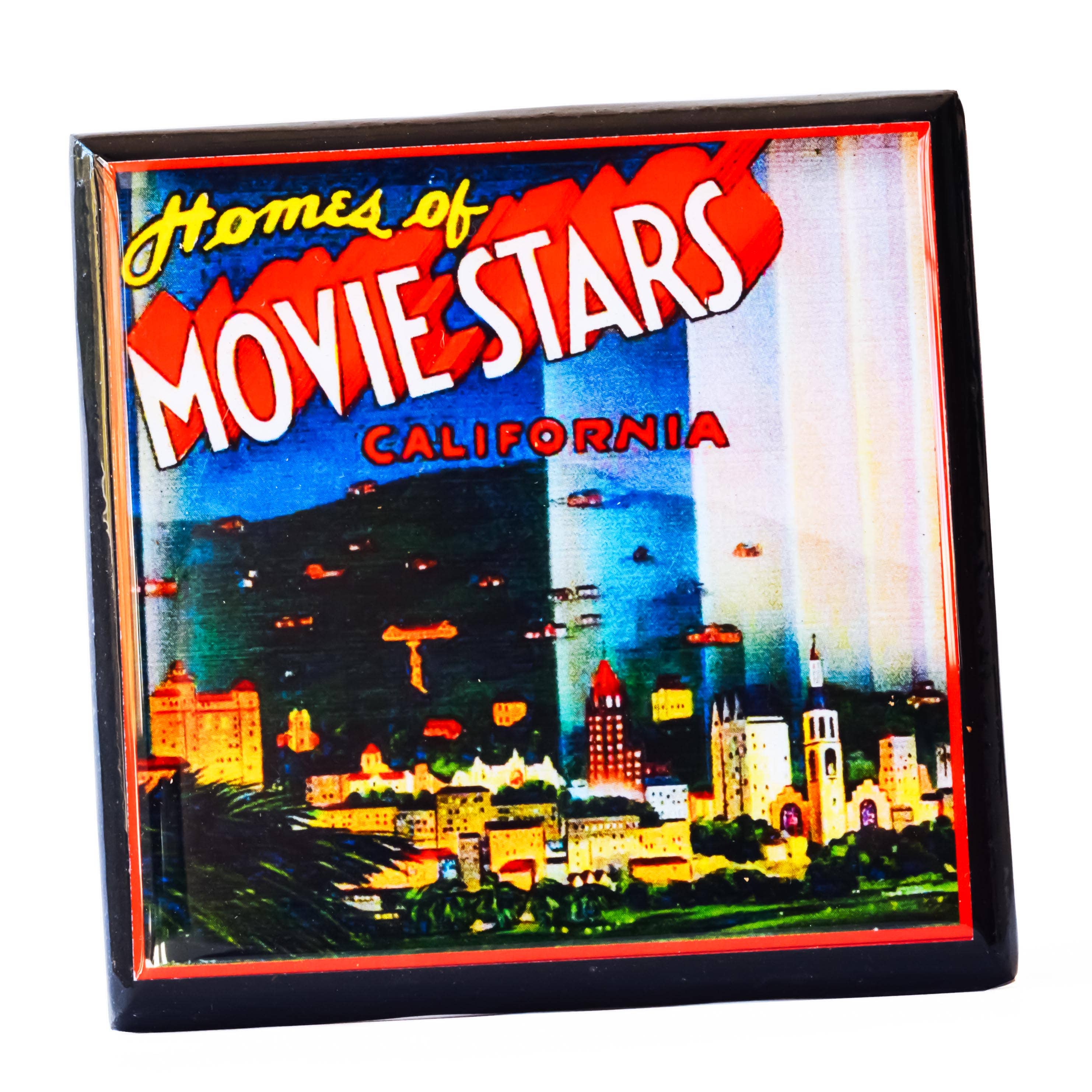 Cheltenham Road - Wholesale Coasters - Homes of the Stars Vintage Hollywood Coaster Set5