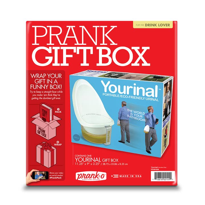 Prank-O - Venta al por mayor Regalo de broma/detalle - Caja de regalo broma Yourinal