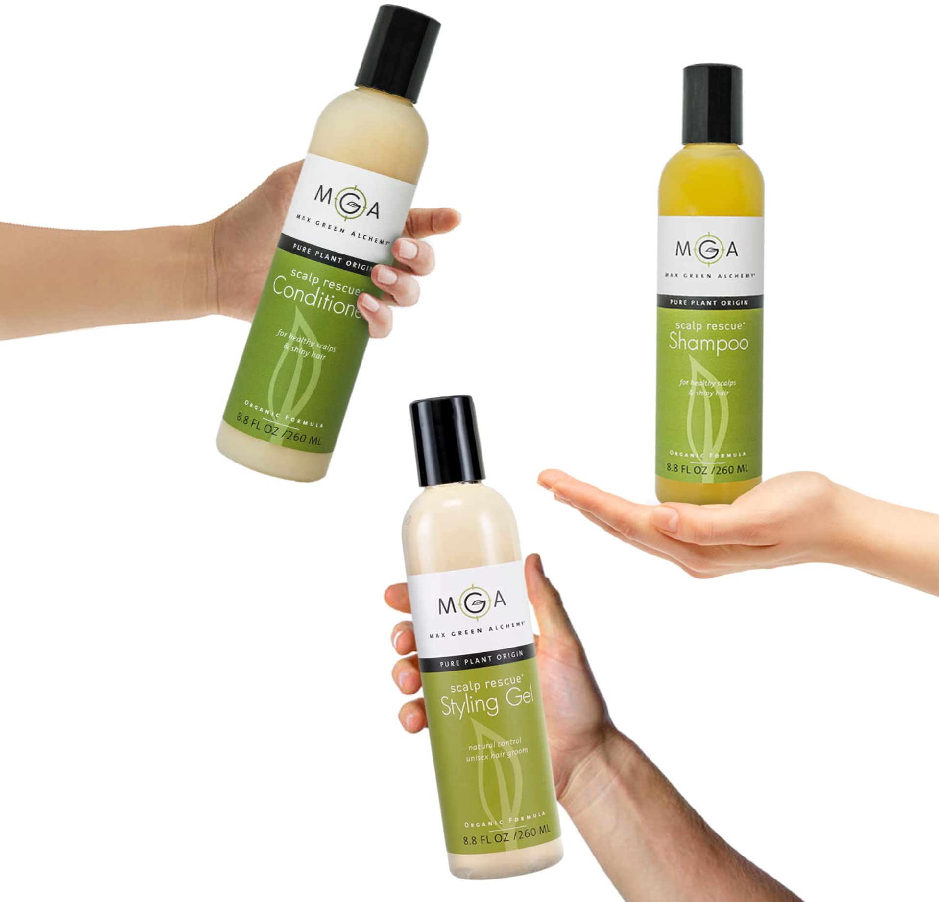 Max Green Alchemy - Wholesale Hair Shampoo - Scalp Rescue Shampoo Travel Size 12-pack (2.0 Fl Oz Ea)6