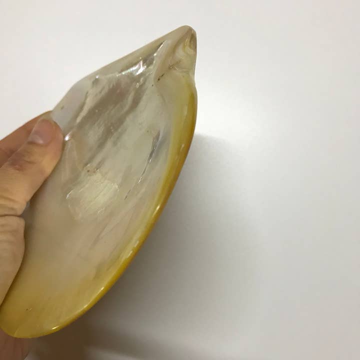 Hala Design - Wholesale Serving Plate - Mother of Pearl Plate & Spoon Caviar Set, Caviar Set2