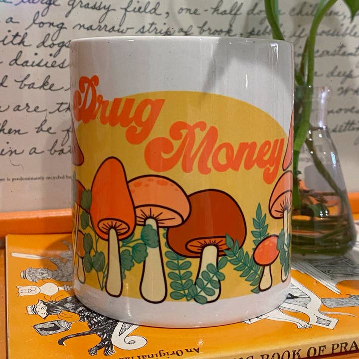 Drug Money Piggy Bank with Mushrooms for wholesale by Chateau Blanche