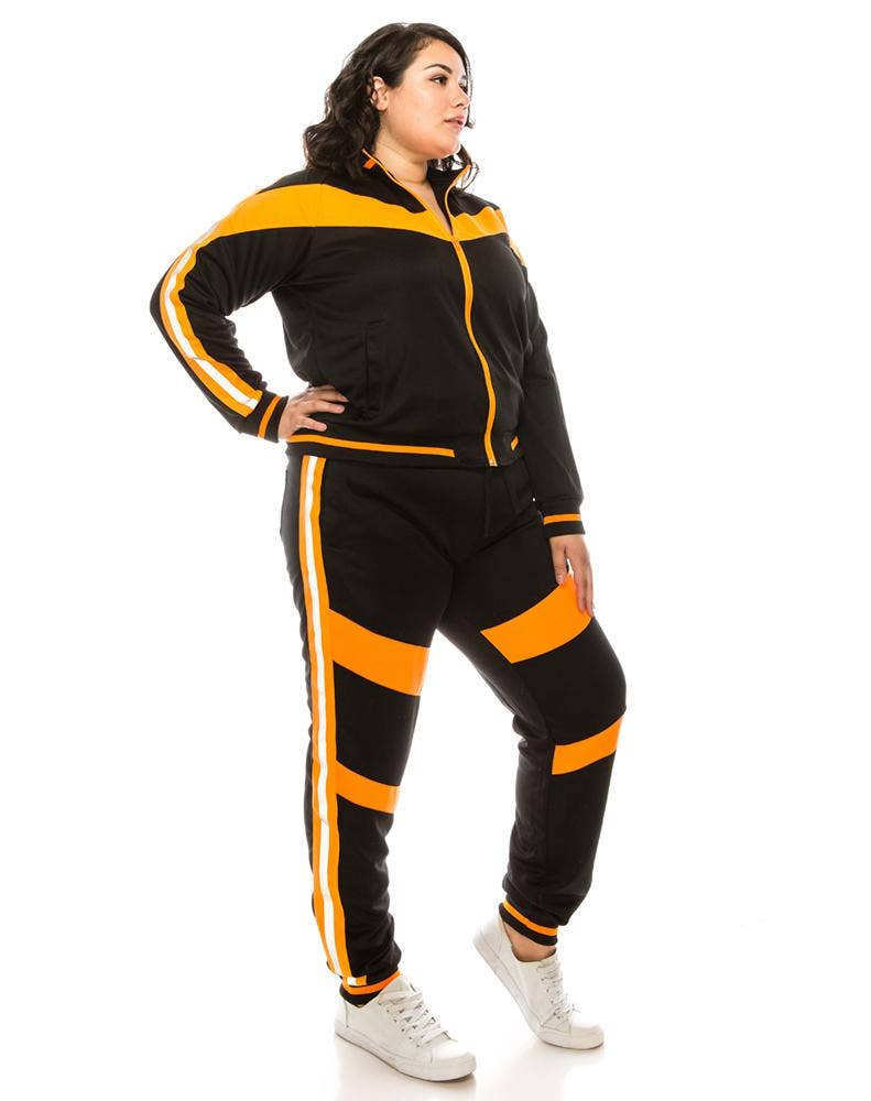 Victorious - Wholesale Tracksuit - Women's - Women Reflective Track Suits Plus Size4