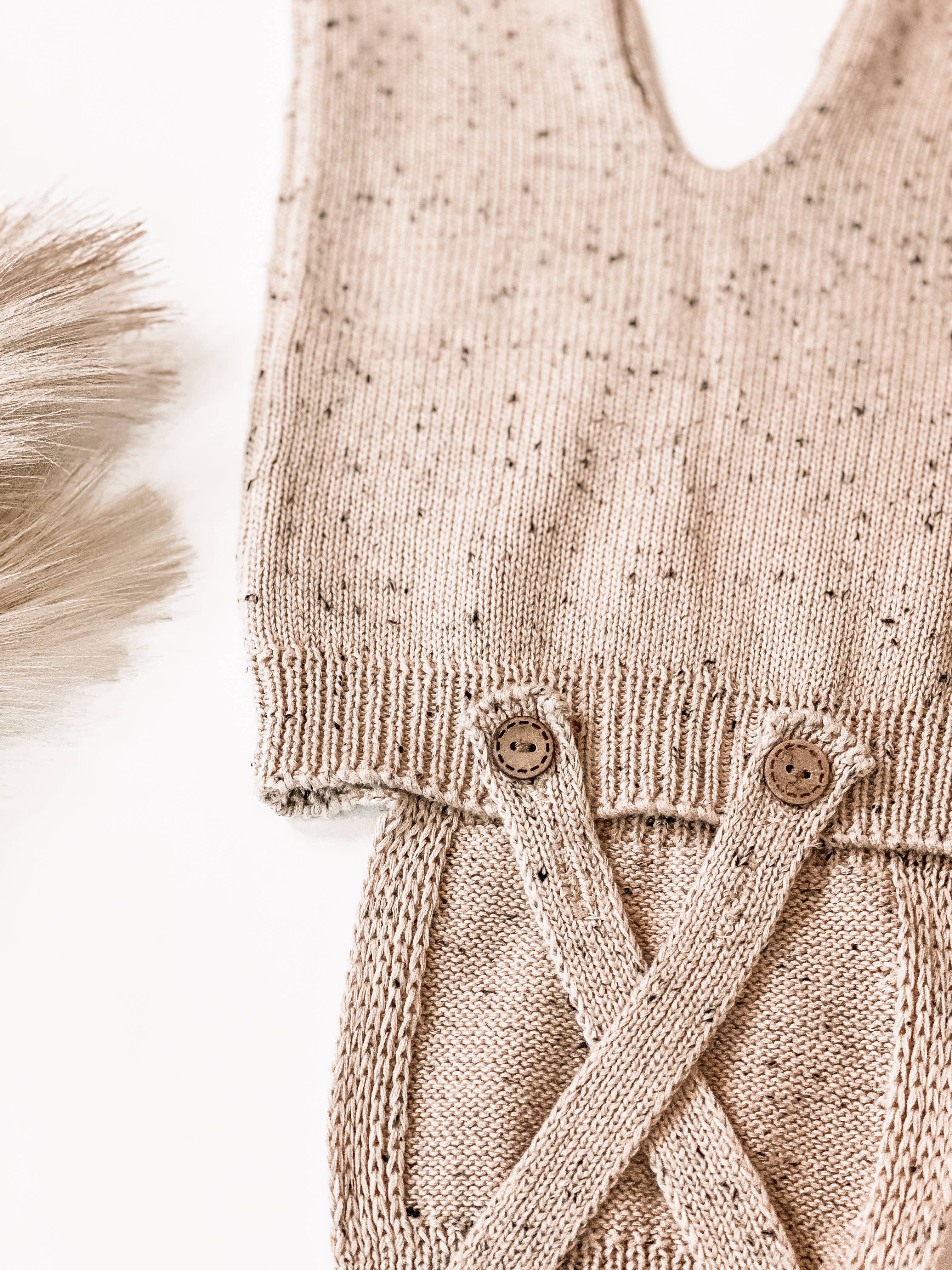 Speckled Knit Pant Overalls for wholesale on Faire0