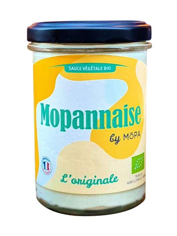 Mopannaise The Original - Økologisk vegansk mayonnaise for engroshandel hos Mopa