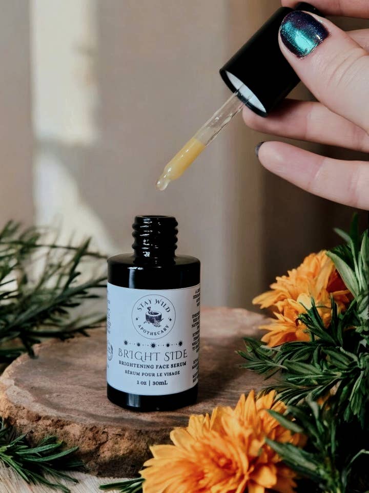 Bright Side - Natural Brightening Face Serum for wholesale by Stay Wild Apothecary