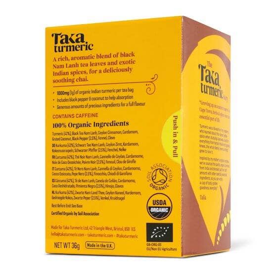 Nutra Brands – Engroshandel Sundheds-/detox-te – Økologisk Masala Chai | 15 tebreve2
