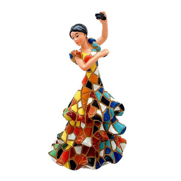 Flamenca Castañuelas Mosaico 18cm para venta al por mayor de JUMI