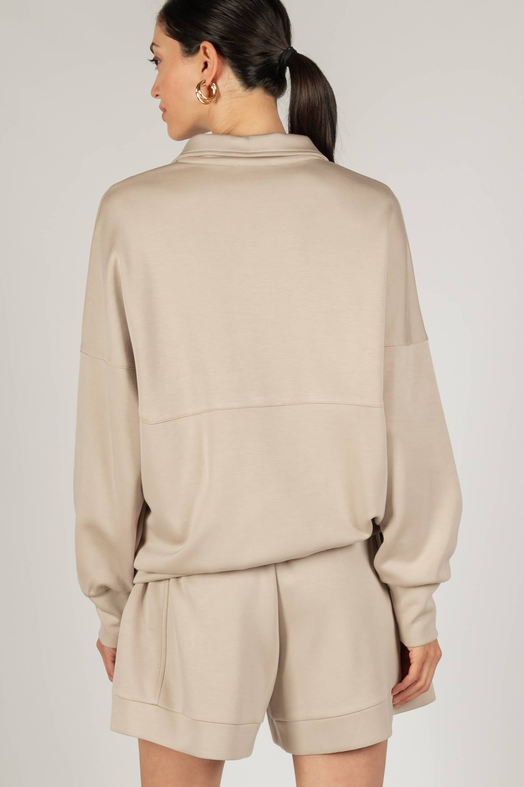 P. CILL - Vente Sweat-shirt – femme - Pull zippé P. CILL Butter en modal15