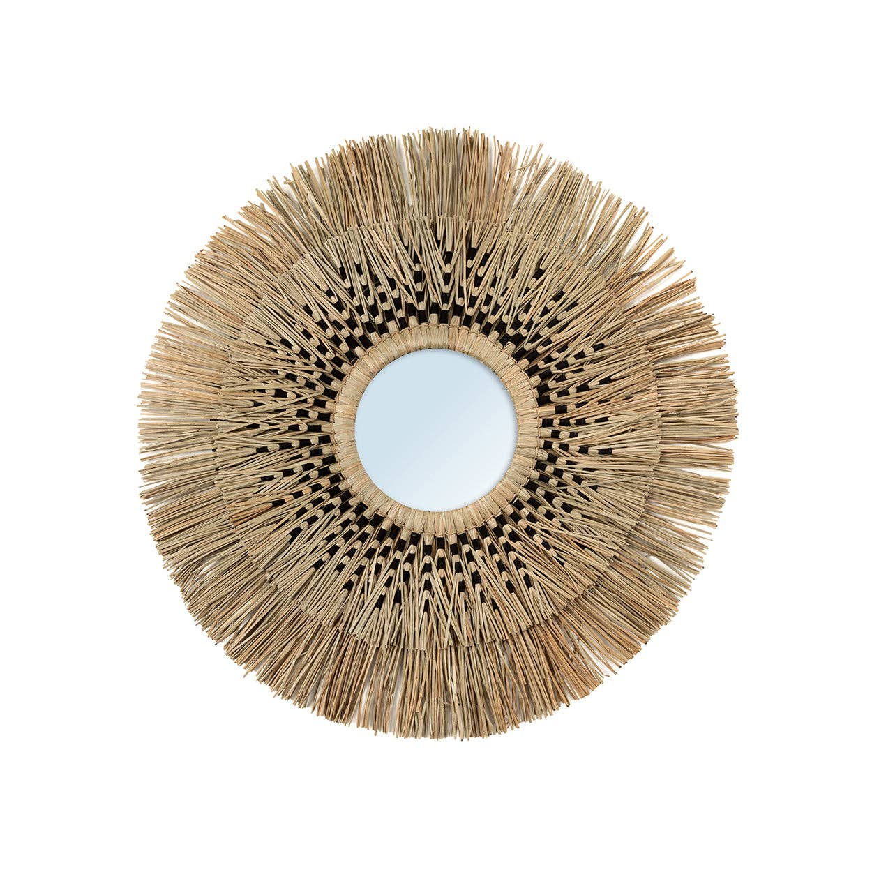 Bazar Bizar Living - Vente Miroir mural - Miroir Havana – Noir naturel – L0