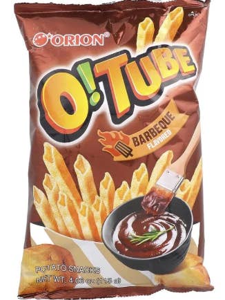O! Tube Chips BBQ 12 count for wholesale by Mr. YuYu's Chililicious Candy
