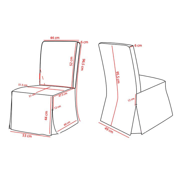 REMOVED BRAND – Engroshandel Stol-/sofabetræk – Beige linned gulvlængde spisestolbetræk, kompatibel med IKEA Henriksdal7