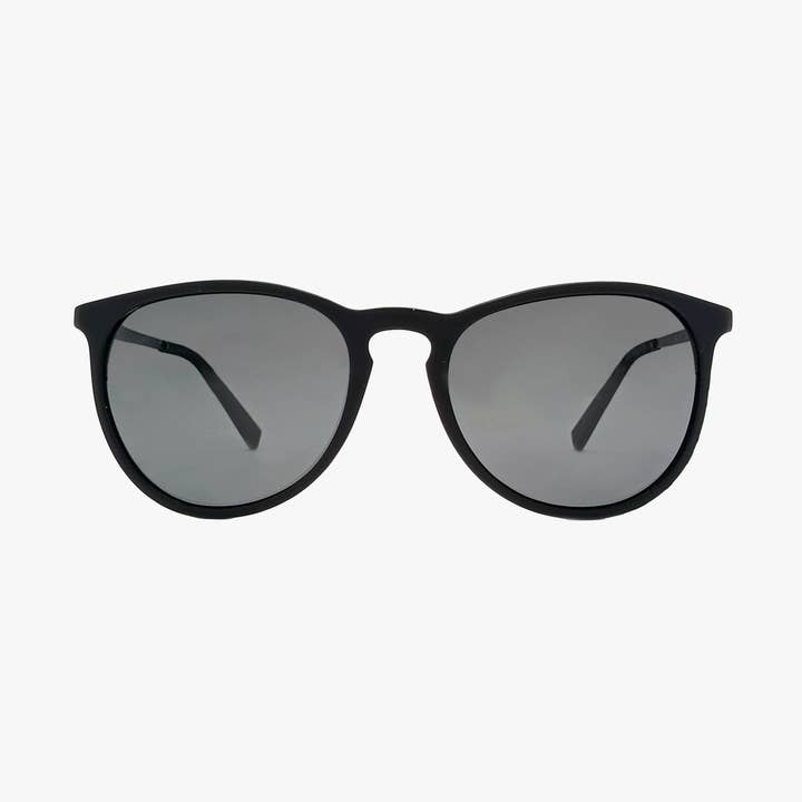 HALE MIDNIGHT Polarized Round Fashion Sunglasses for wholesale by Kohv Eyewear