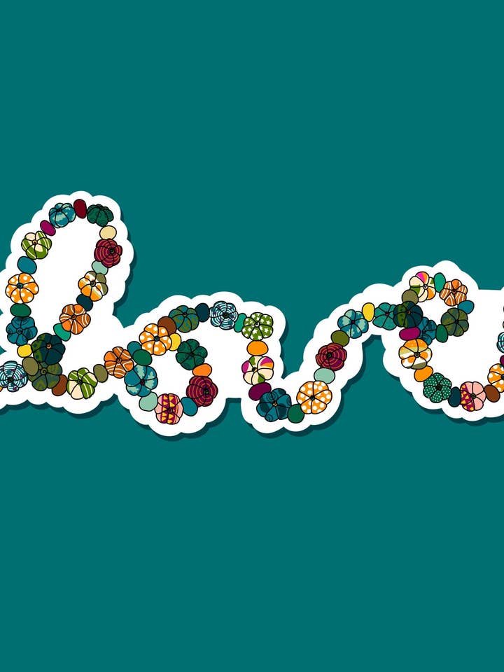 Guirnalda de Calabazas Mini Saree | Pegatina de Vinilo | 3,5 in x 1,5 in para venta al por mayor de Asha Project