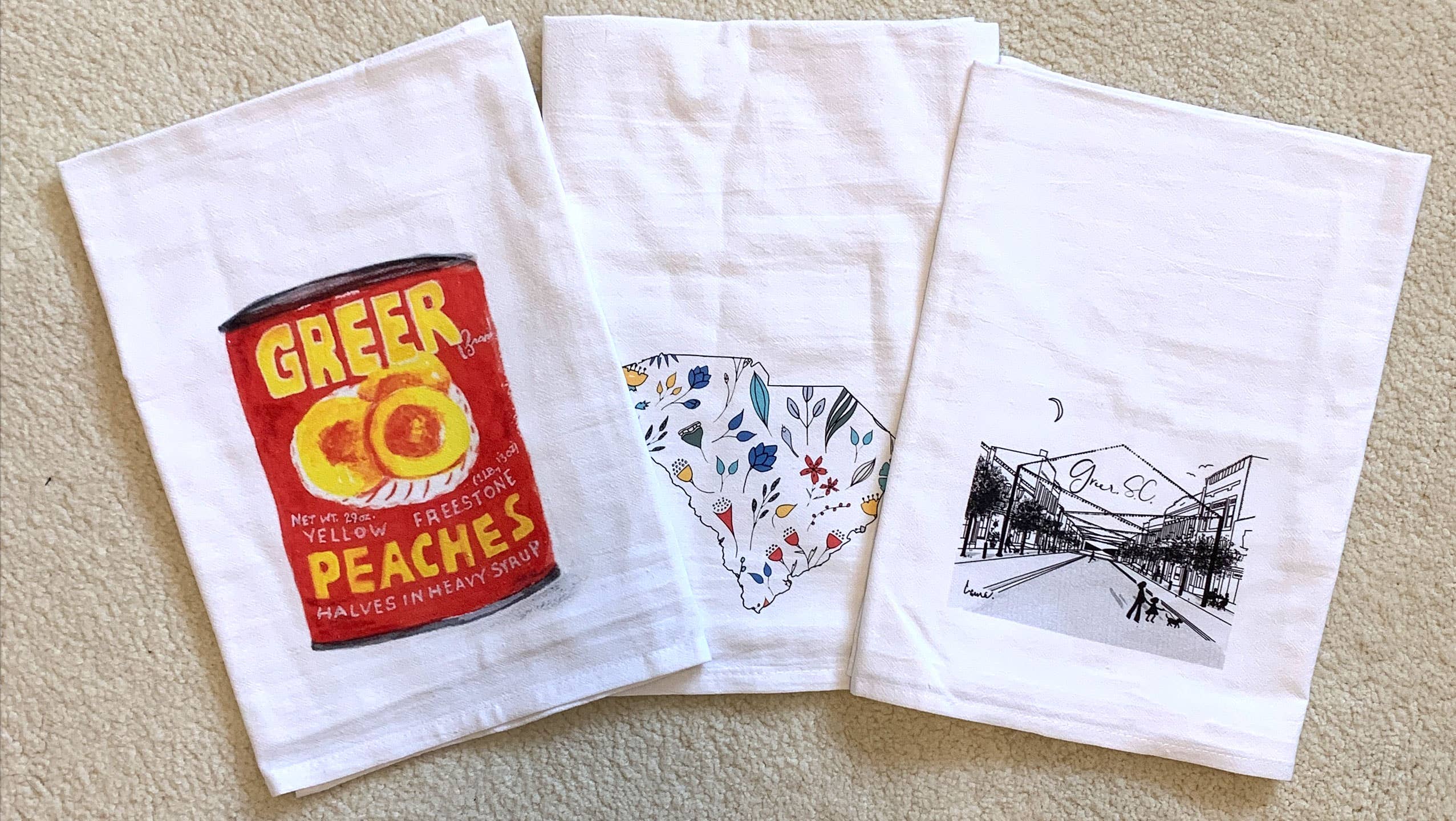 Laura K Aiken Studio - Wholesale Tea Towel - Create Your Own Idea for a Tea Towel3