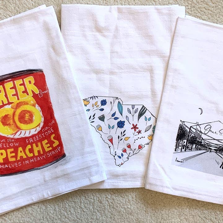 Laura K Aiken Studio - Wholesale Tea Towel - Create Your Own Idea for a Tea Towel3