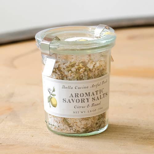 Citrus & Fennel Savory Salt for wholesale by Bella Cucina
