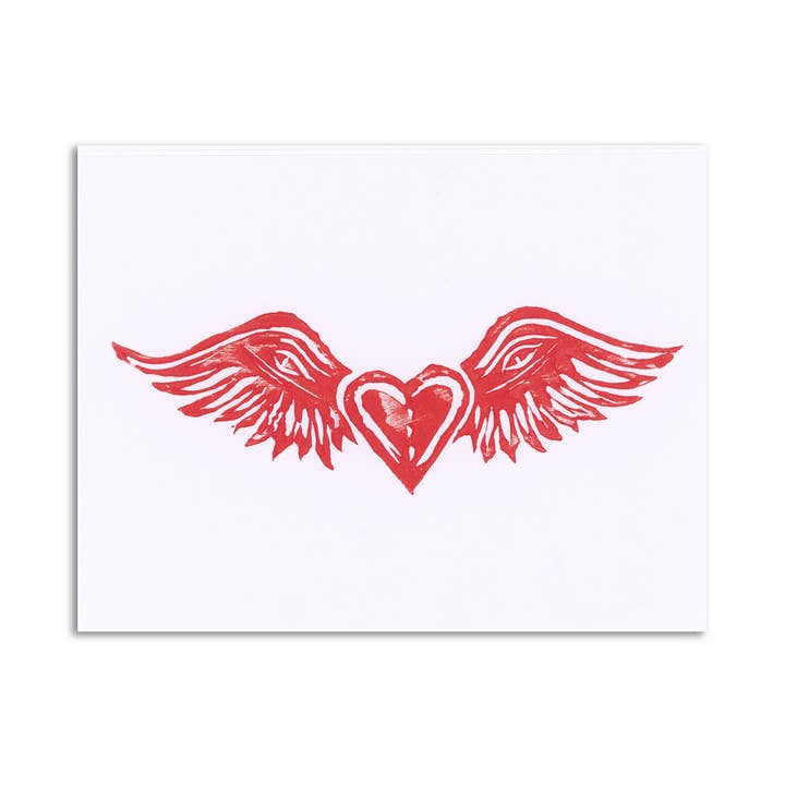 Sapphorica Creations Hjertevinger Kunstkort for engroshandel hos Sapphorica Creations