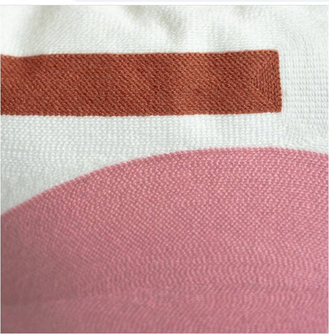 The African Home Goods - Wholesale Throw Pillow Cover - Crewel Embroidery Abstract Decorative Cushion Throw Pillow Covers 18 x 18 # 33