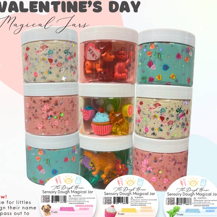 Valentine's Day Magical Jars for wholesale by The Dough House