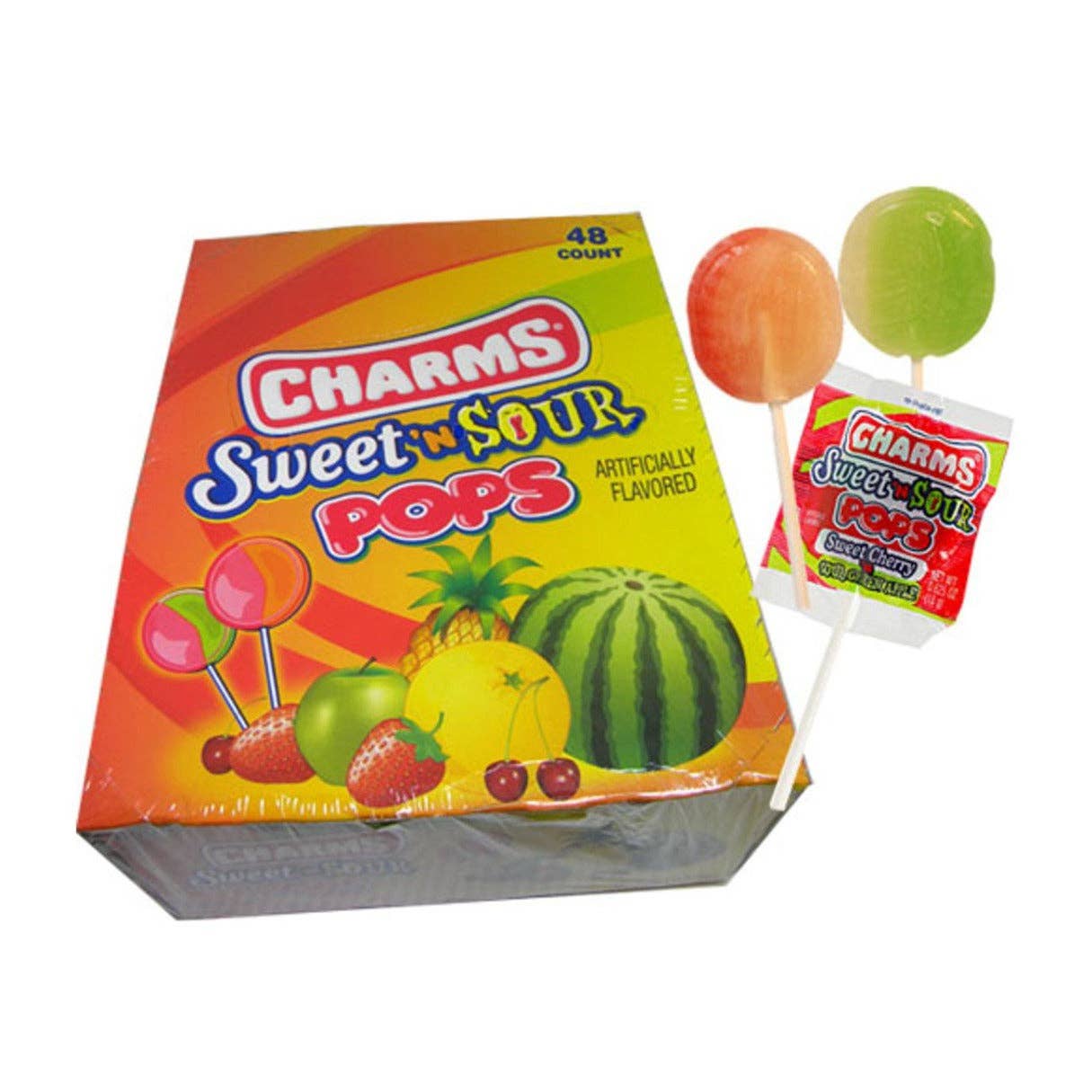 I Got Your Candy - Wholesale Lollipop - Charms Sweet & Sour 0.63oz - 48ct0