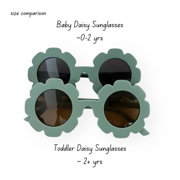 Emi Lei - Wholesale Sunglasses - Kids - TODDLER Flower Daisy Frosted Sunglasses