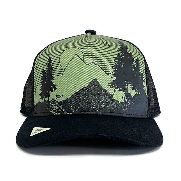 KIDS Five Star View Hat - Sage Green for wholesale by Akinz