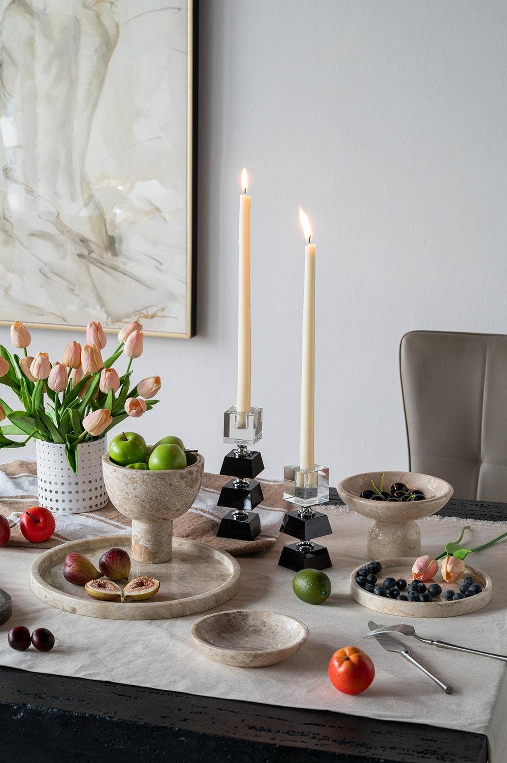 A&B Home Group Inc. - Wholesale Charger Plate - 12x12x1" Marble Elegance Plate7