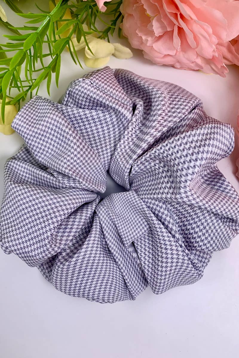 BYREN | ÉLINE L'ATELIER - Wholesale Hair Accessories Set - Women's - Houndstooth Elastic Scrunchies FQ782